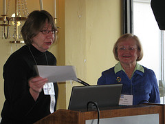 60th Anniversary Photo Connie Schardt, left, with Pat Regenberg